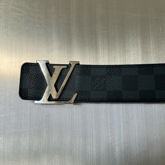 Louis Vuitton Damier Azur Initiales Belt size 95 - Picture 2 of 4